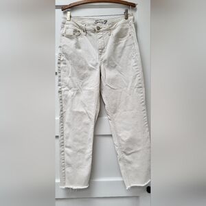 Cream Denim Jeans